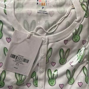 - Roller Rabbit - Love Bunnies PJ 🐰💜💚